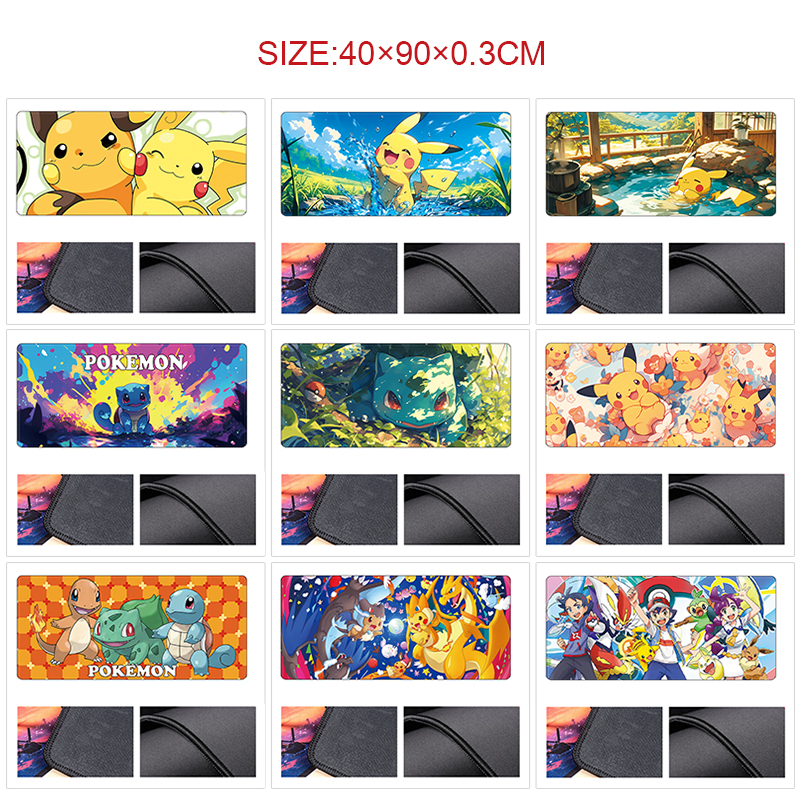Pokemon anime Mouse pad 90*40cm