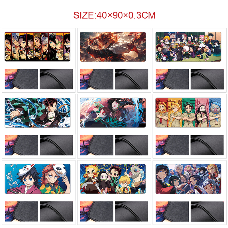 Demon slayer kimets anime Mouse pad 90*40cm