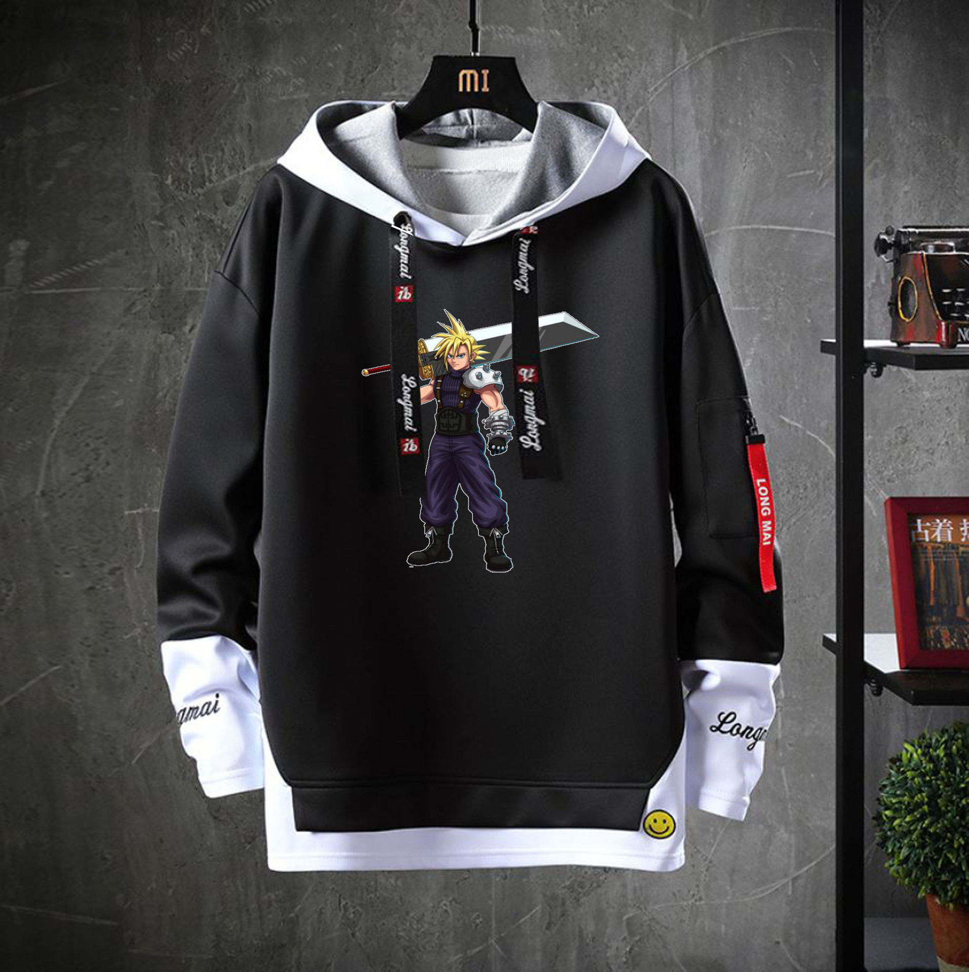 final fantasy anime hoodie