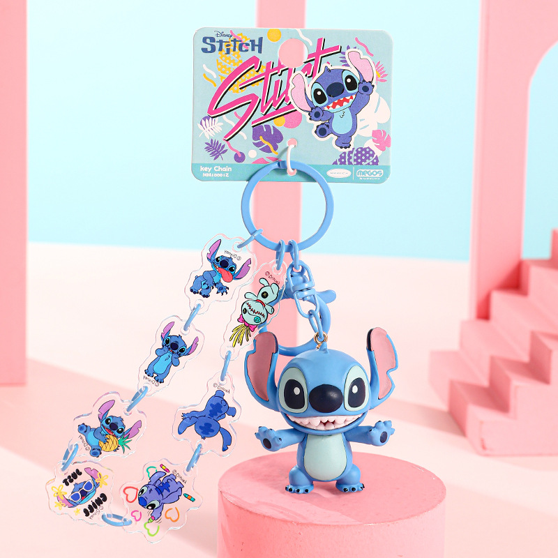 stitch anime keychain