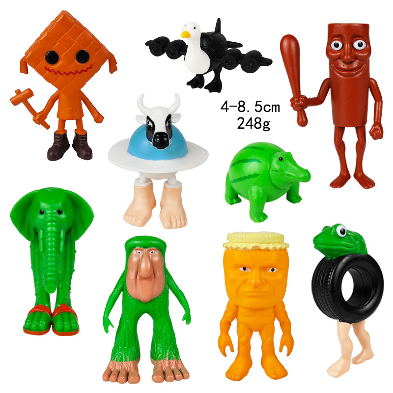 tungtungsahur anime figure price for a set of 9pcs
