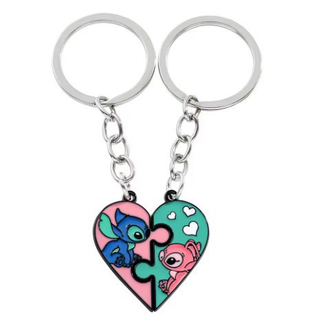 stitch anime keychain