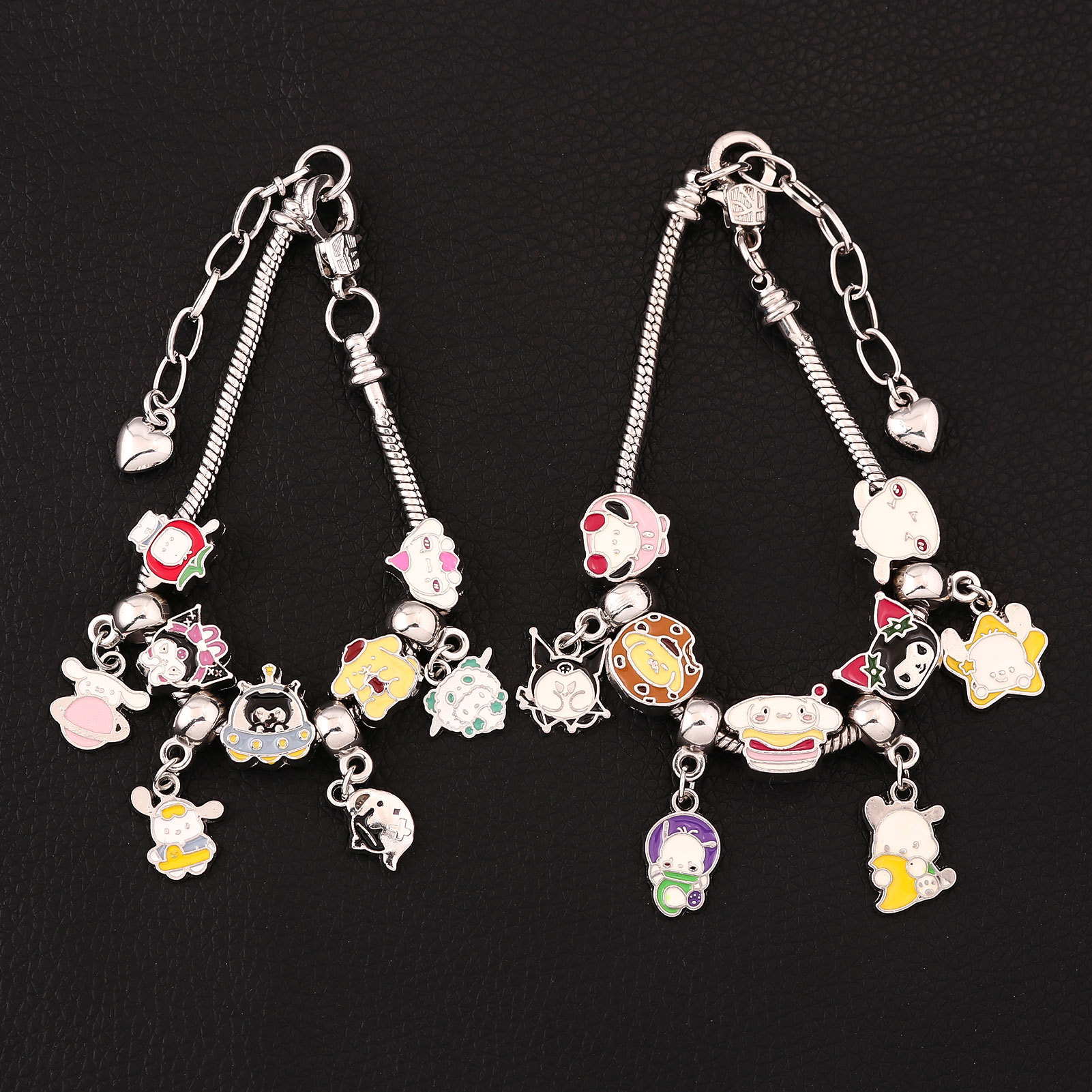 Kuromi anime bracelet