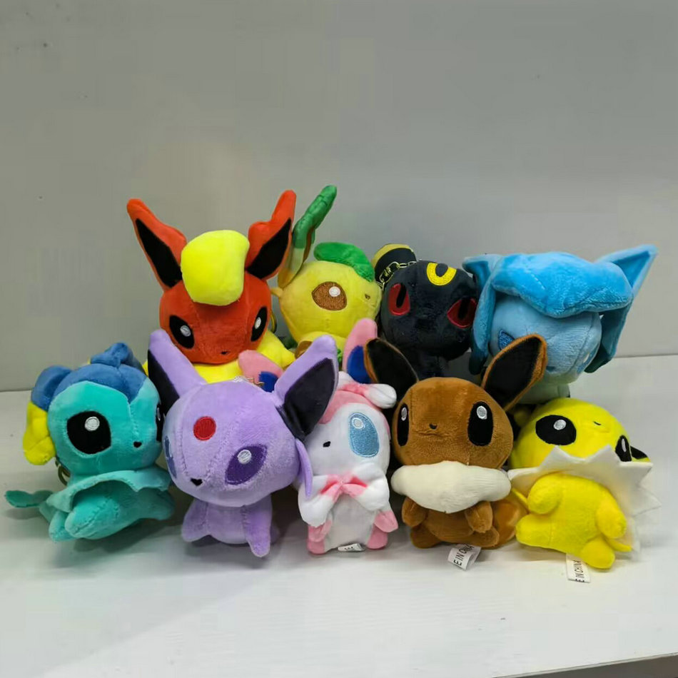 Pokemon anime Plush toy 10cm 9 pcs a set
