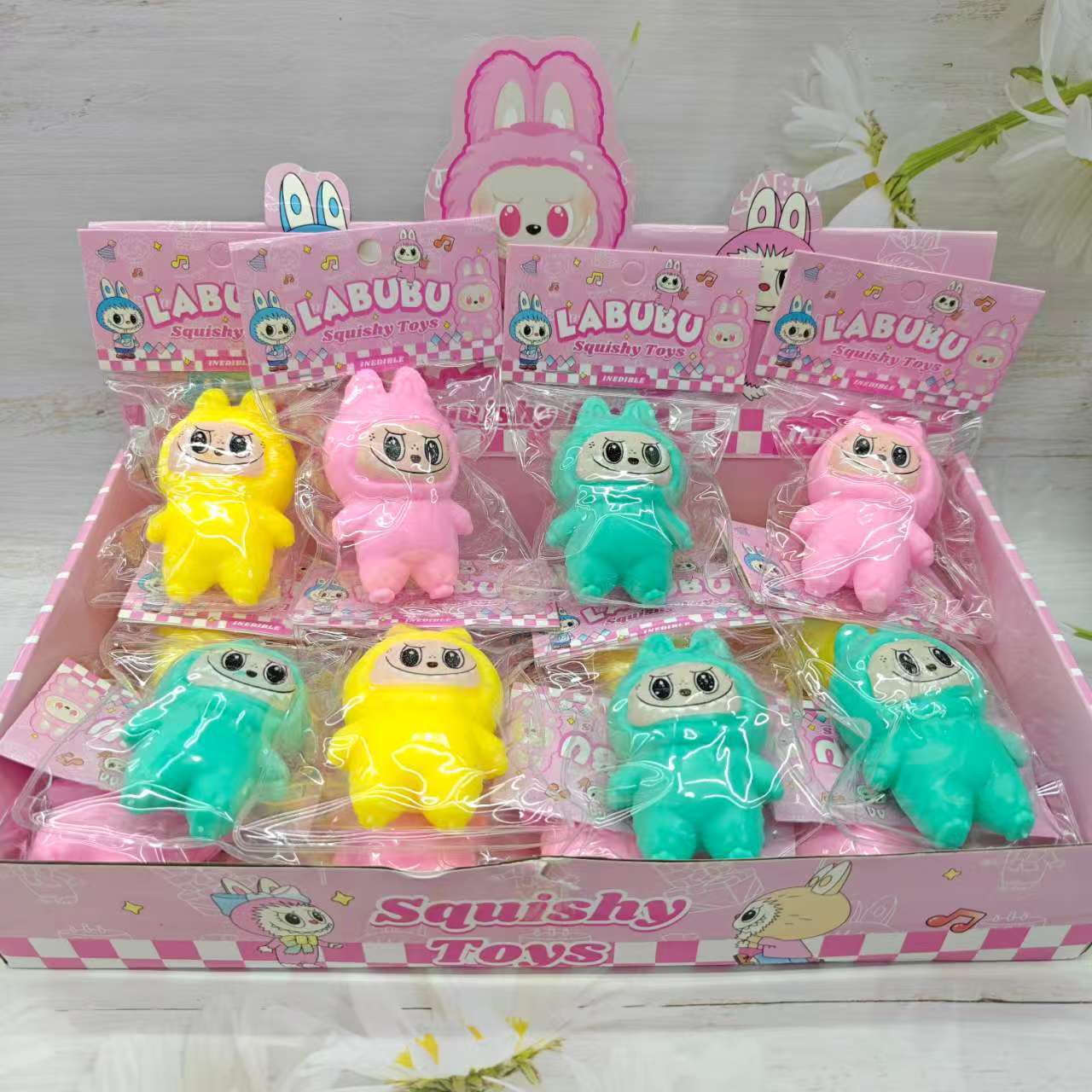 Labubu anime toy 16pcs a set
