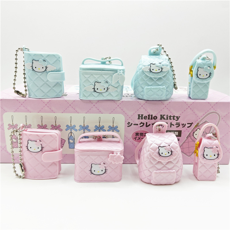 hello kitty anime keychain 4cm 8pcs a set
