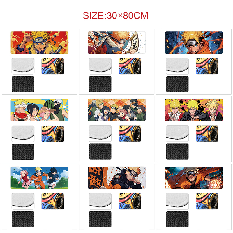 Naruto anime Mouse pad 30*80cm