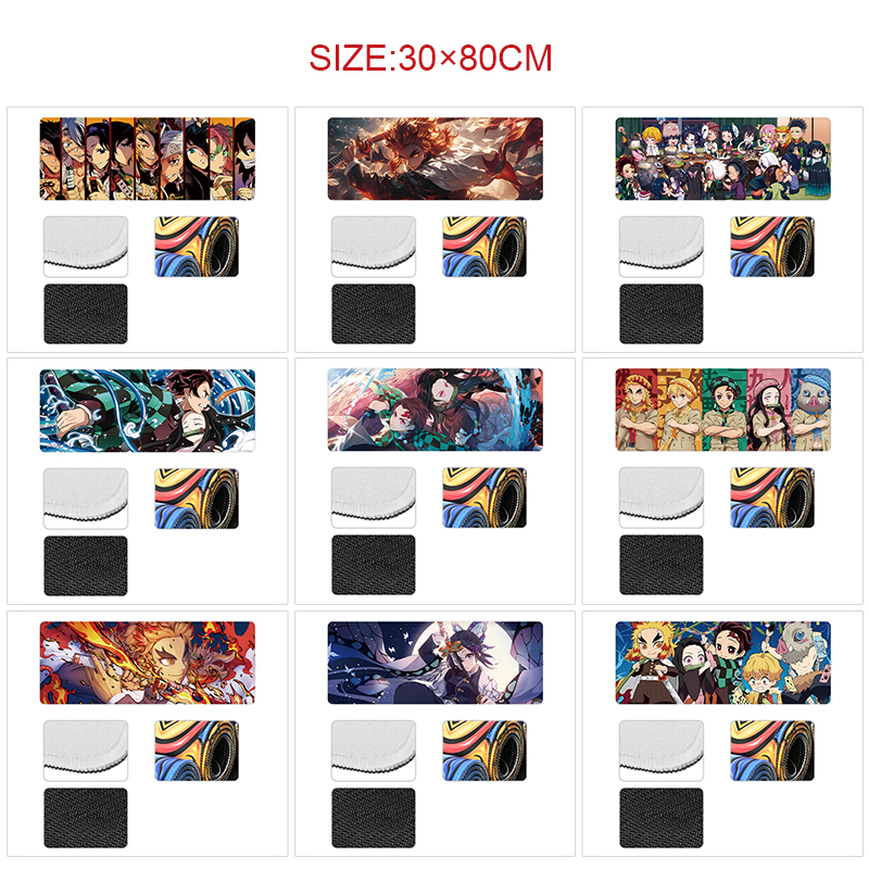 Demon slayer kimets anime Mouse pad 30*80cm