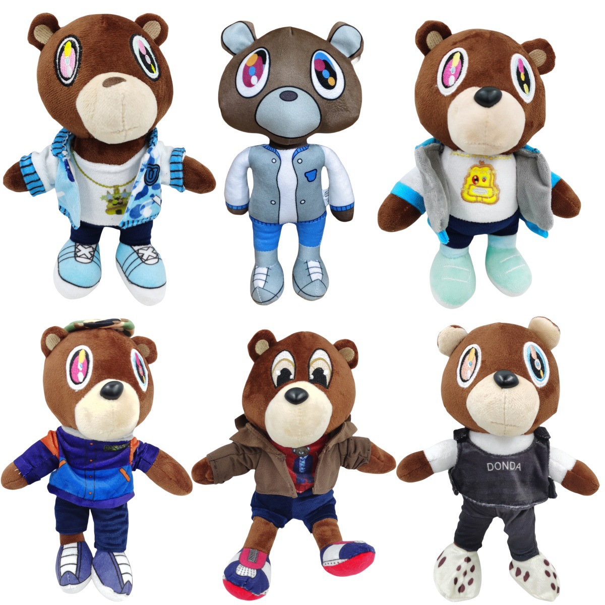 Kanye teddy bear plush doll