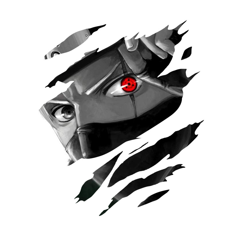 Naruto anime car sticker 13cm