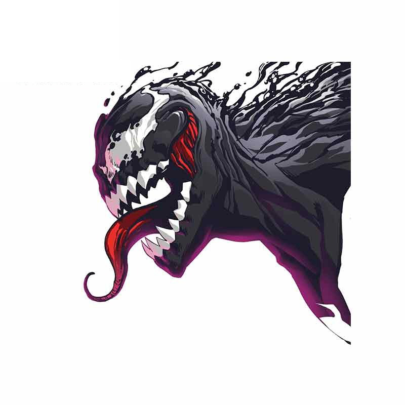 Venom anime car sticker 13cm