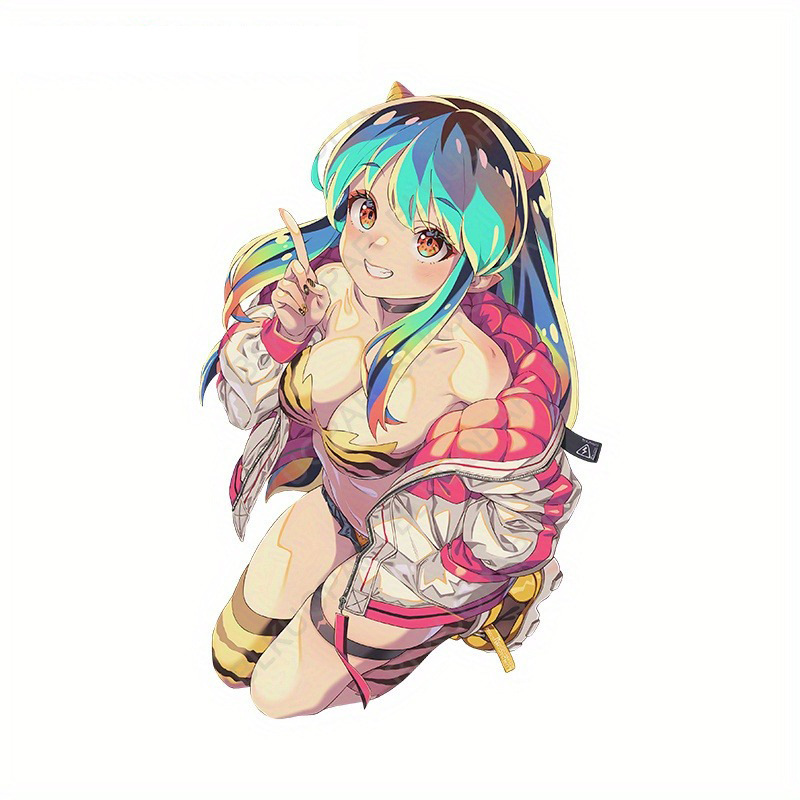 anime car sticker 13cm