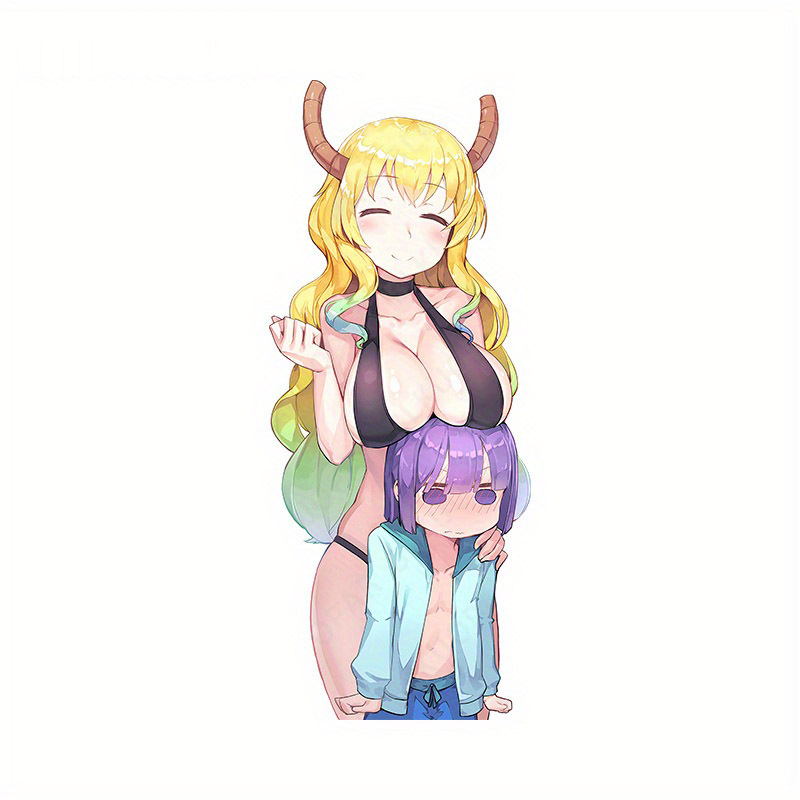 anime car sticker 13cm