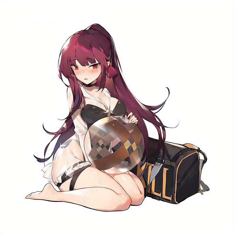 anime car sticker 13cm