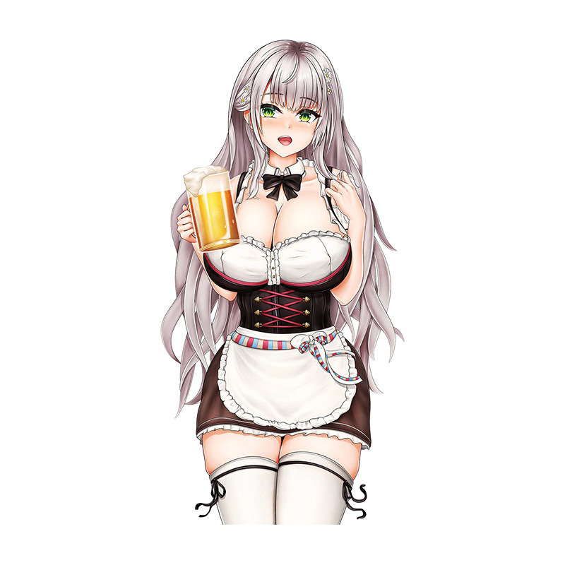 anime car sticker 13cm