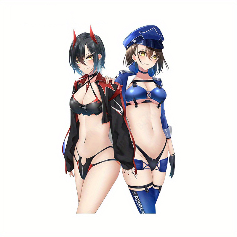 anime car sticker 13cm