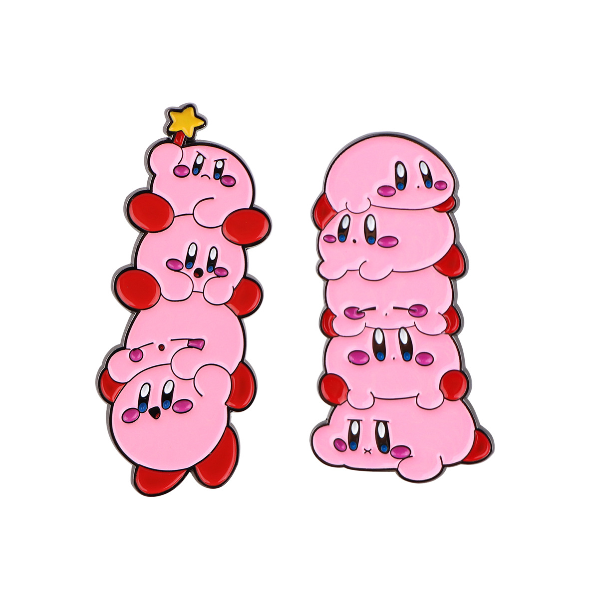 Kirby anime pin