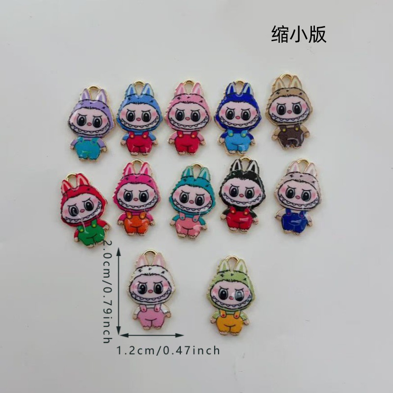 Labubu anime pendant 10pcs a set