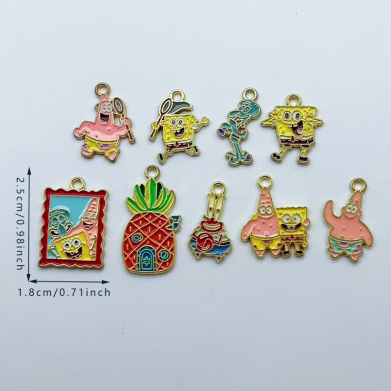 SpongeBob anime pendant 10pcs a set