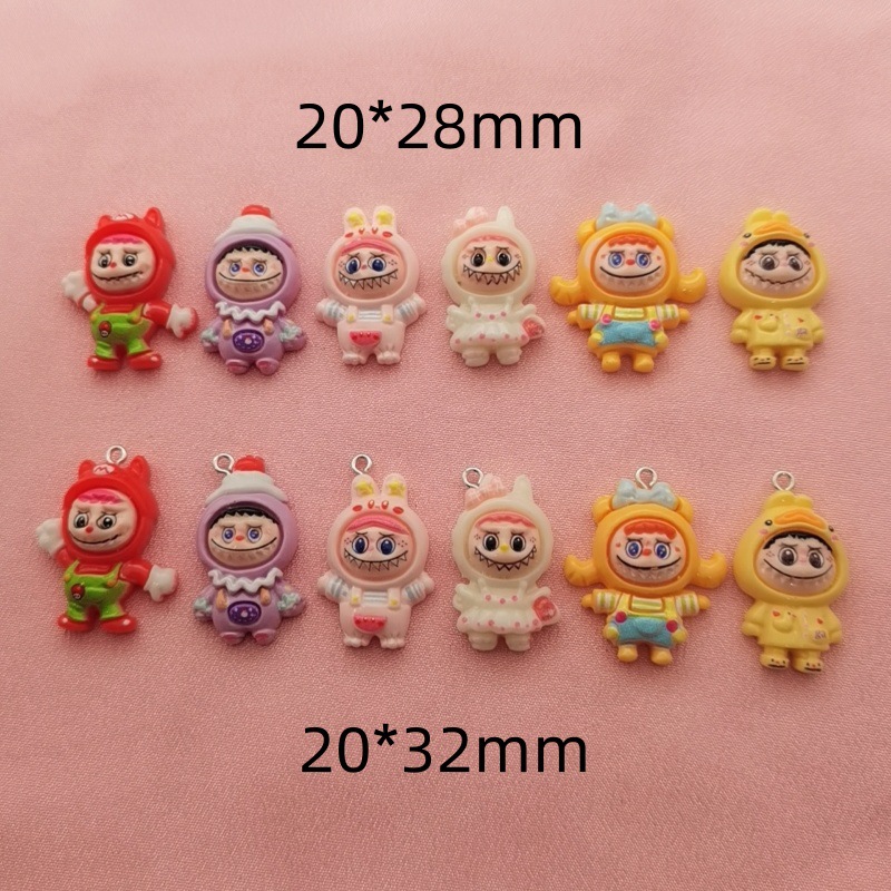 Labubu anime pendant 10pcs a set