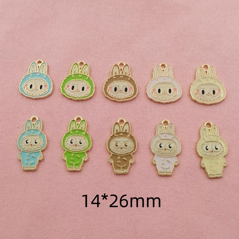 Labubu anime pendant 10pcs a set