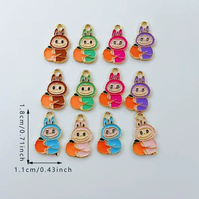 Labubu anime pendant 10pcs a set
