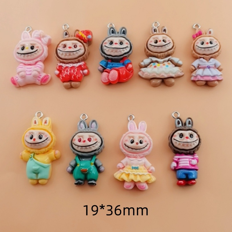 Labubu anime pendant 10pcs a set