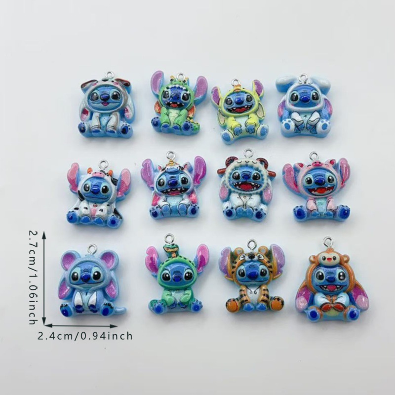 stitch anime pendant 10pcs a set