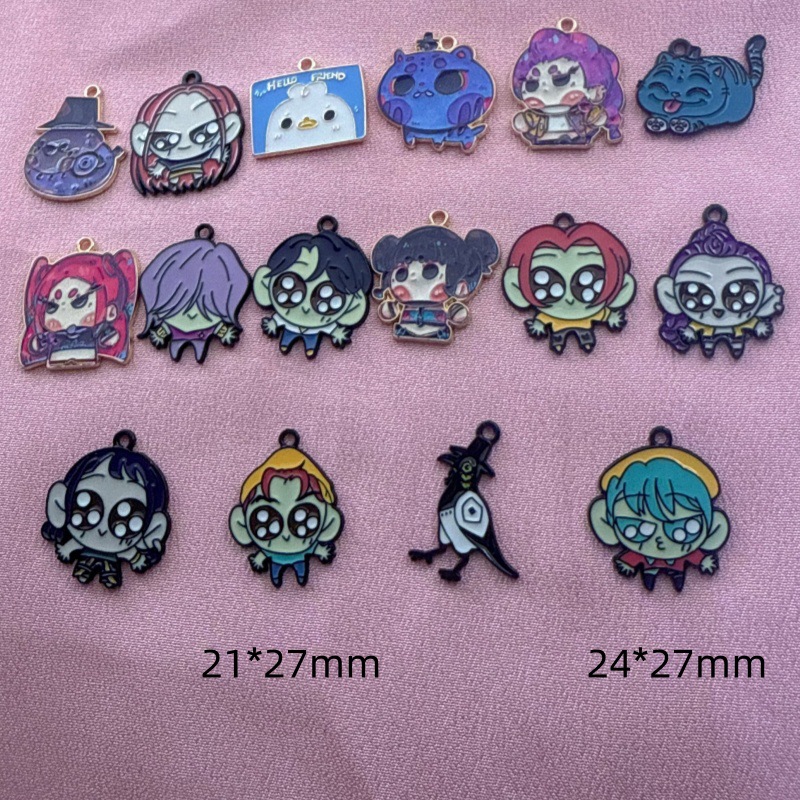 Kpop demon hunters anime pendant 10pcs a set