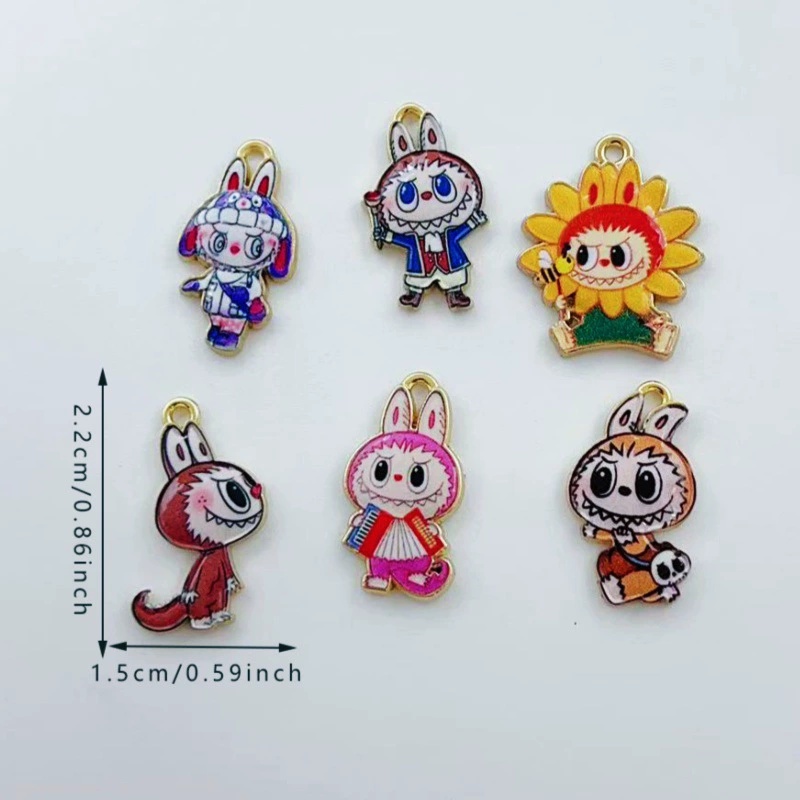 Labubu anime pendant 10pcs a set