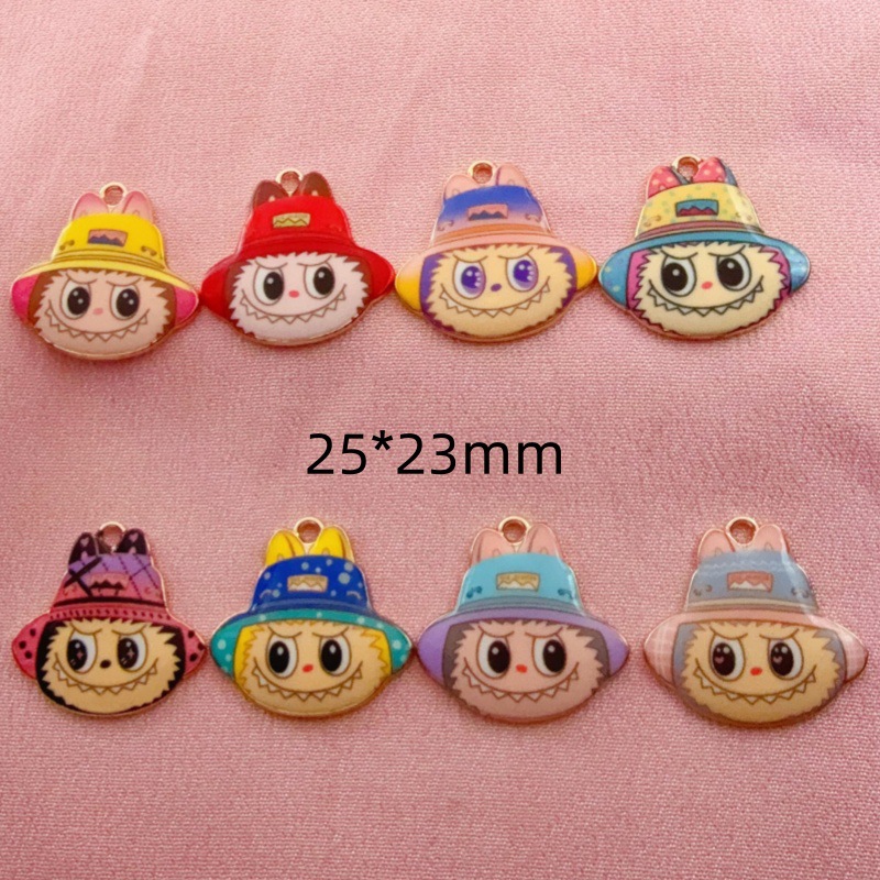 Labubu anime pendant 10pcs a set