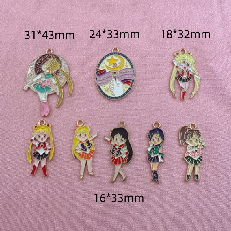 Sailor Moon Crystal anime pendant 10pcs a set