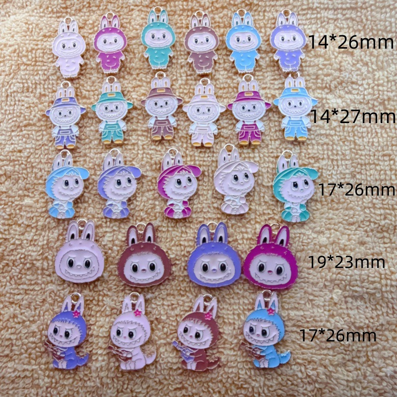 Labubu anime pendant 10pcs a set