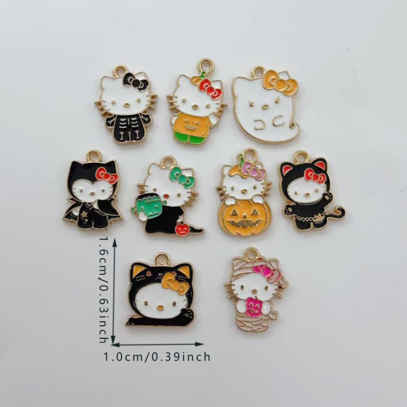 hello kitty anime pendant 10pcs a set