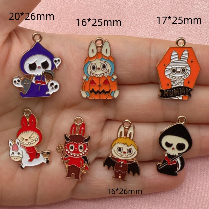 Labubu anime pendant 10pcs a set