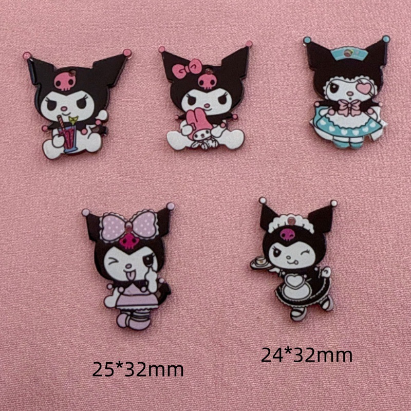 Kuromi anime pendant 10pcs a set
