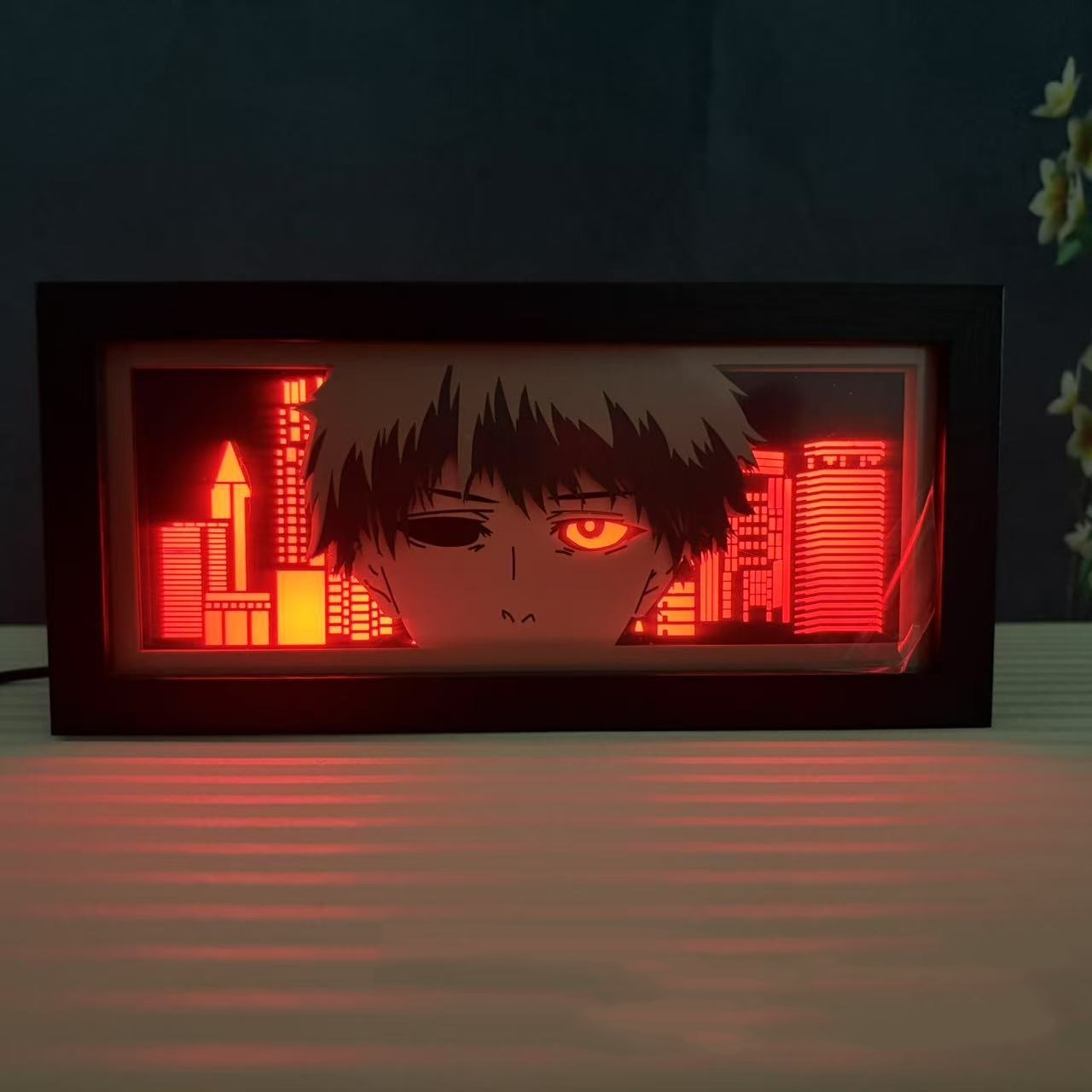 Tokyo Ghoul anime light lamp RGB remote control
