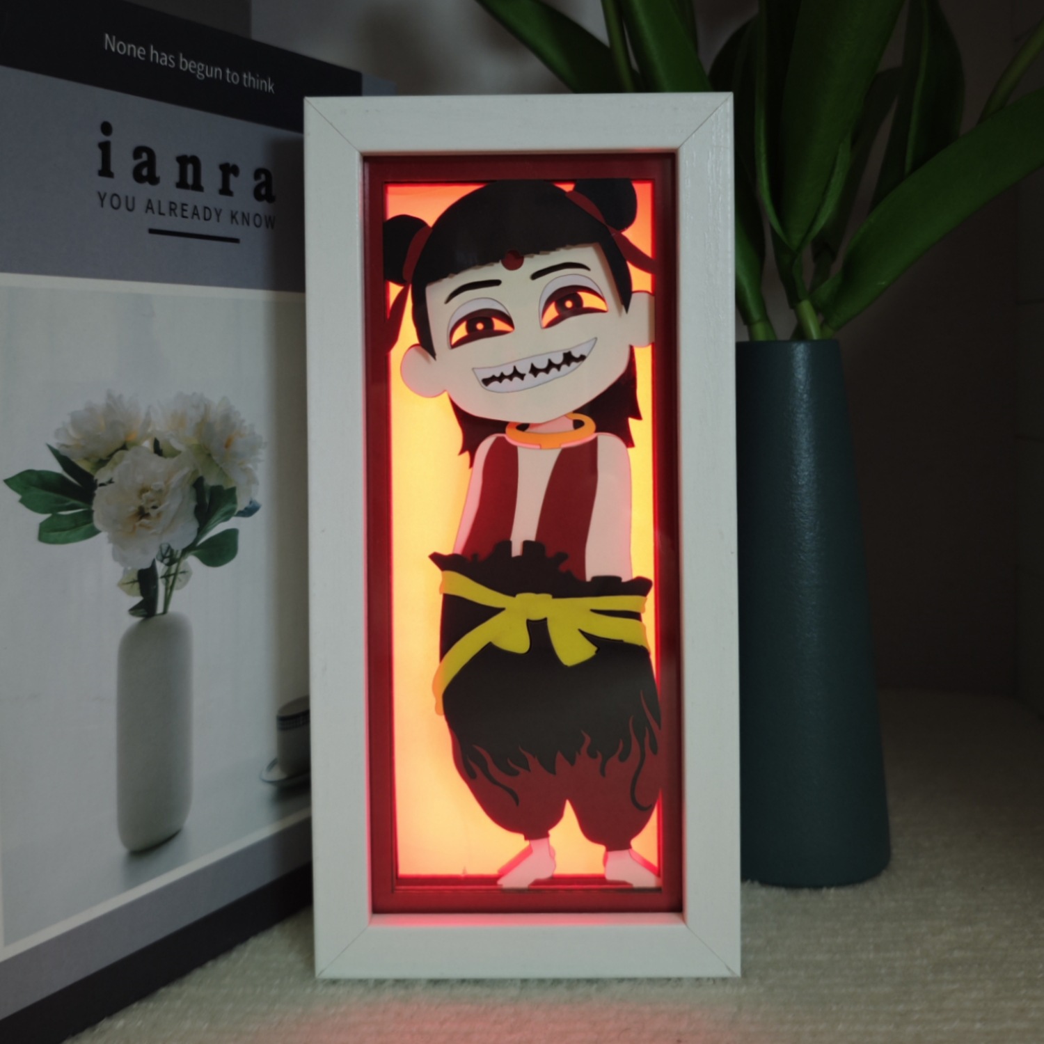 Ne Zha anime light lamp 16 color remote control
