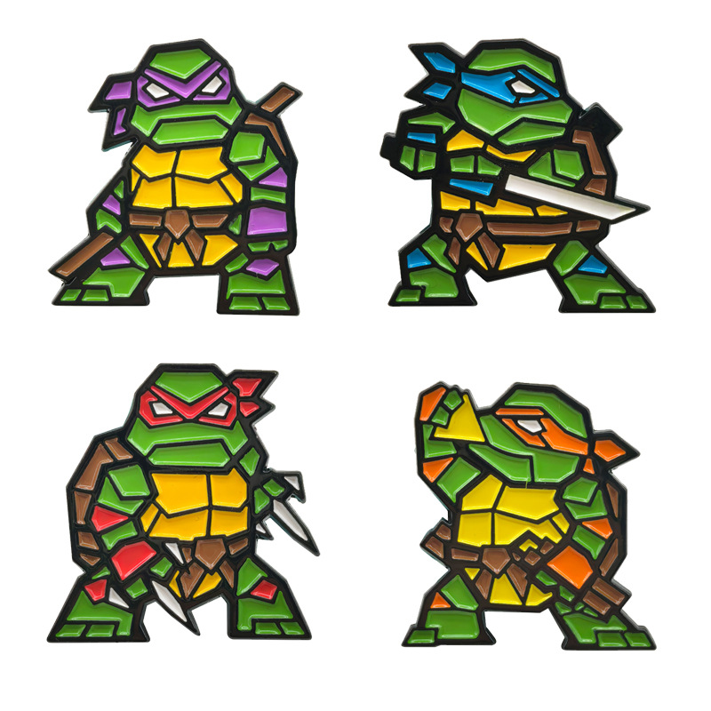 Turtles anime pin