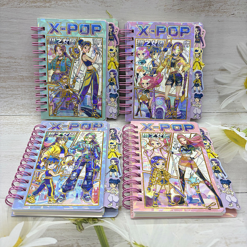 Kpop demon hunters anime notebook 24 pcs a set