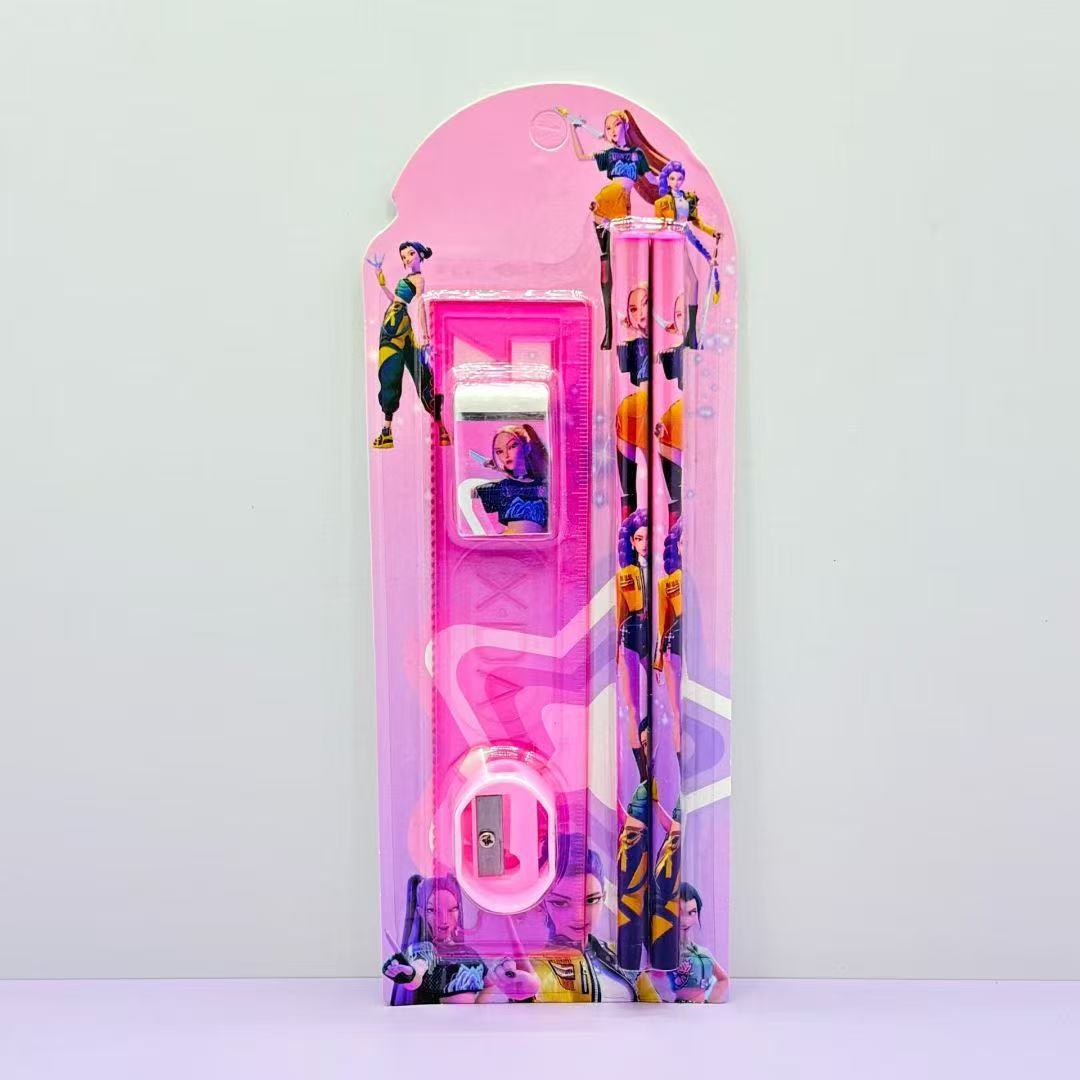 Kpop demon hunters anime pencil set 24 pcs a set