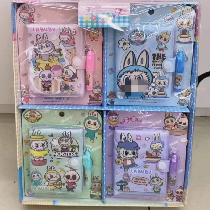 Labubu anime notebook 16 pcs a set
