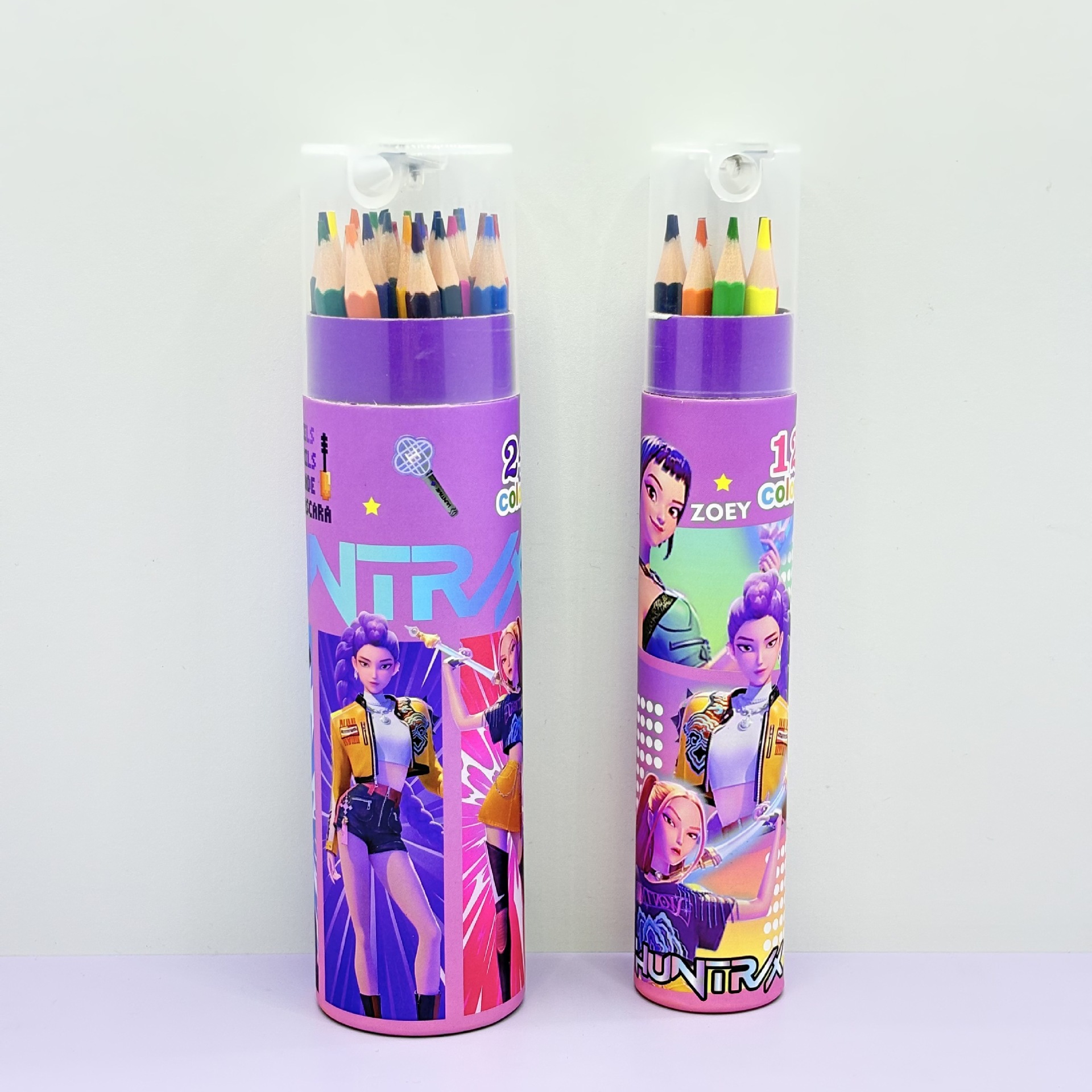 Kpop demon hunters anime colored pencil set 24 pcs a set