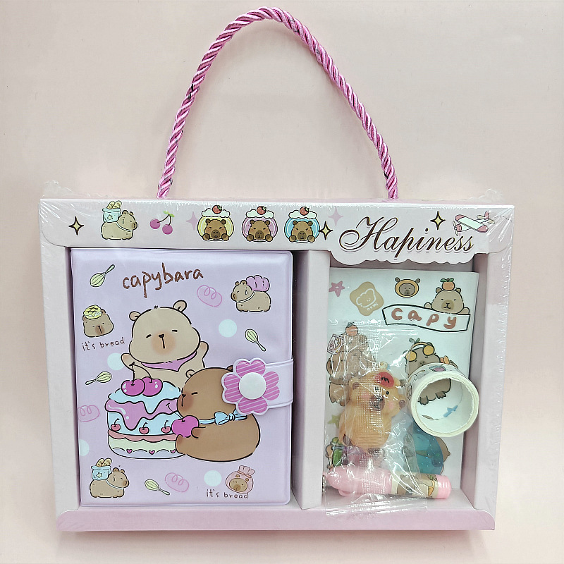 Capybara anime stationery set 44pcs a set