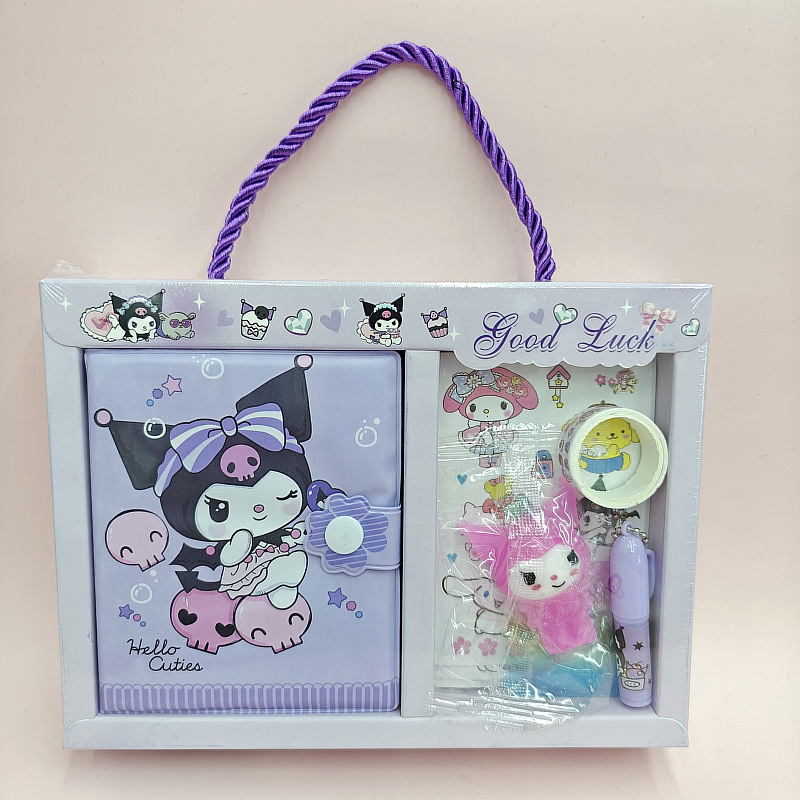 Kuromi anime stationery set 44pcs a set