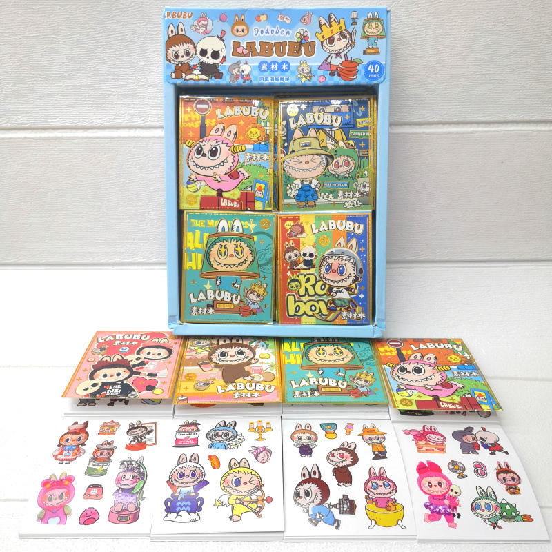 Labubu anime sticker 40pcs a set