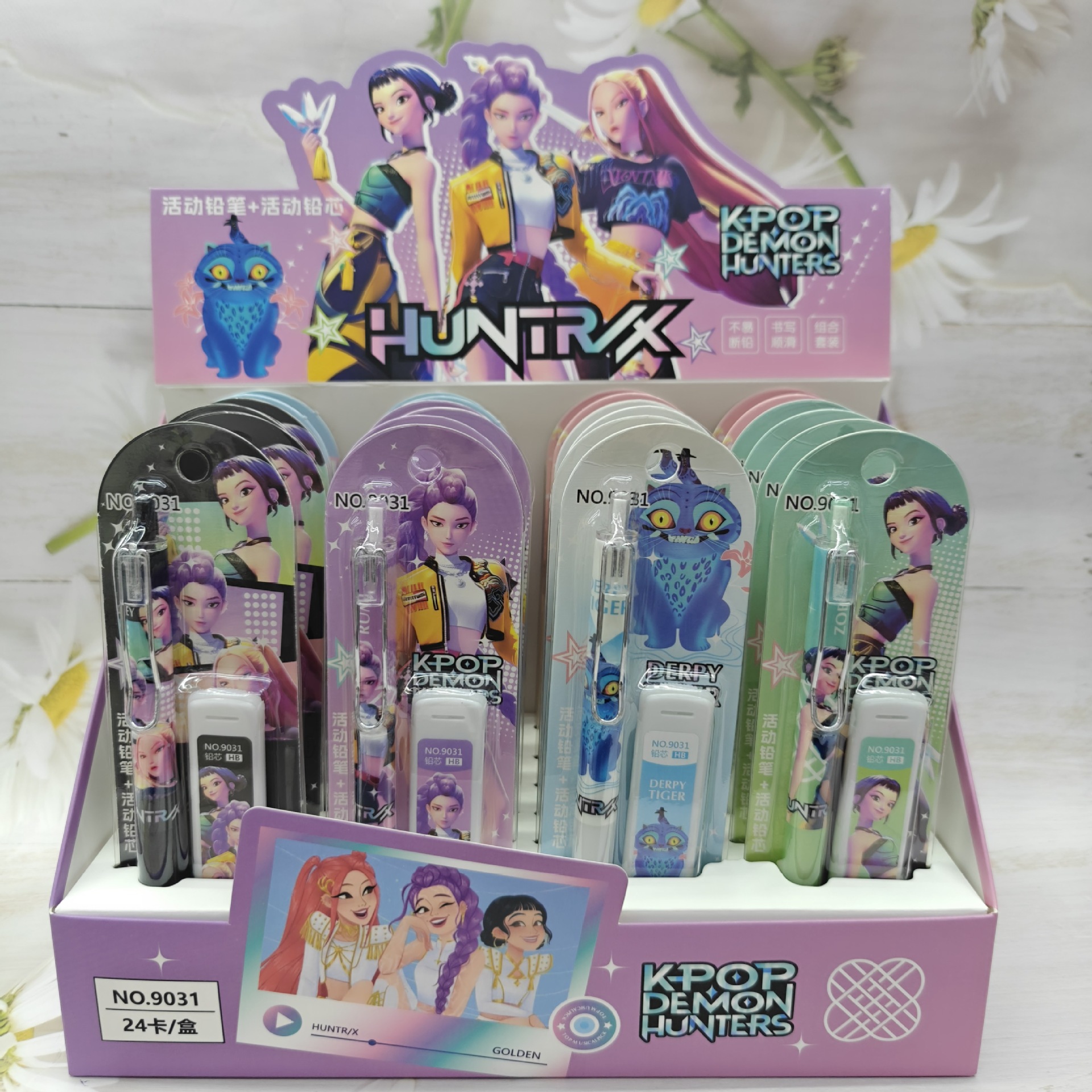 Kpop demon hunters anime Pencil lead set 24pcs a set