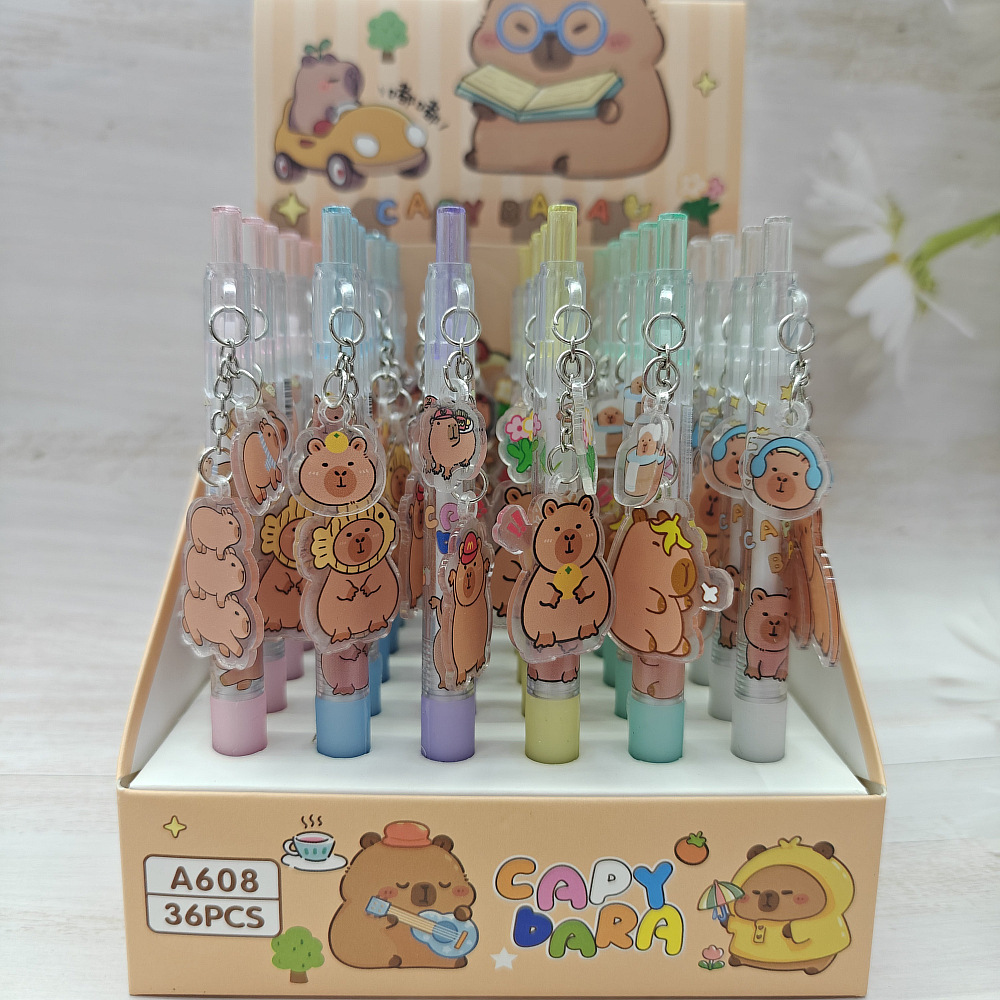 Capybara anime neutral pen 36pcs a set