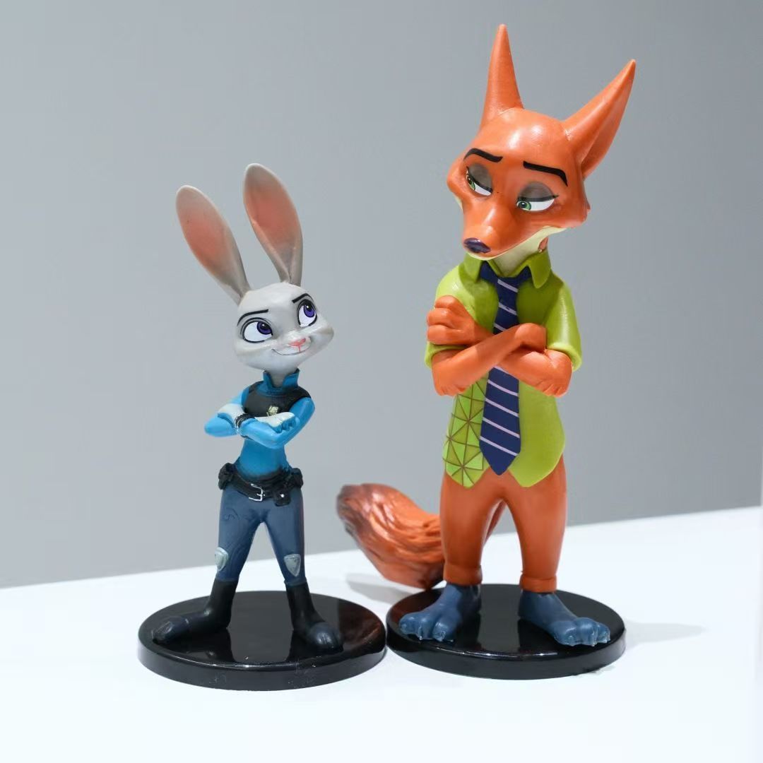 Zootopia anime figure 2pcs a set