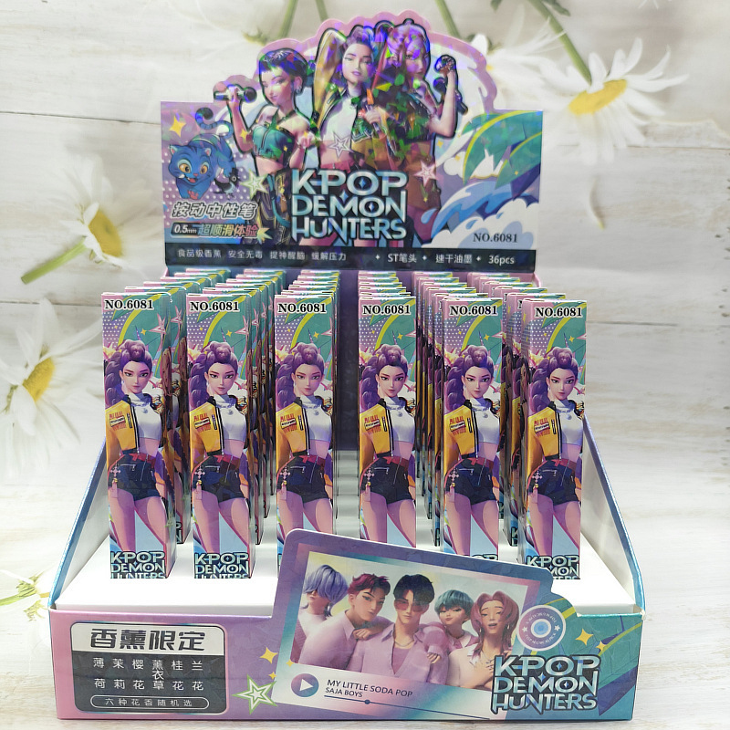 Kpop demon hunters anime neutral pen 36pcs a set